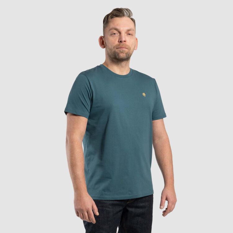 The T-Shirt - blaugrün