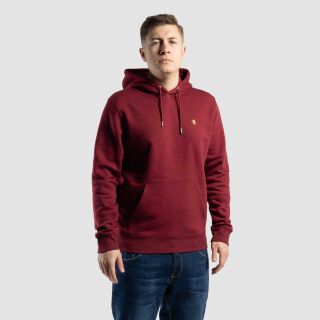 The Hoodie - weinrot - S