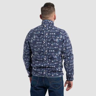 Synch Snap Fleece Sweatshirt - navy blau