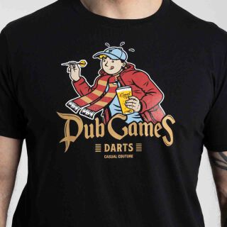 Pub Games Darts T-Shirt - schwarz