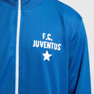 Juventus FC 1975-76 Retro Track Top - blau
