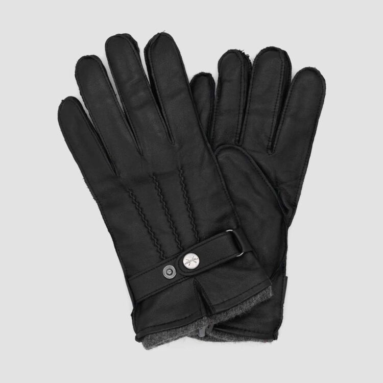 Mike Leathergloves Touch - black