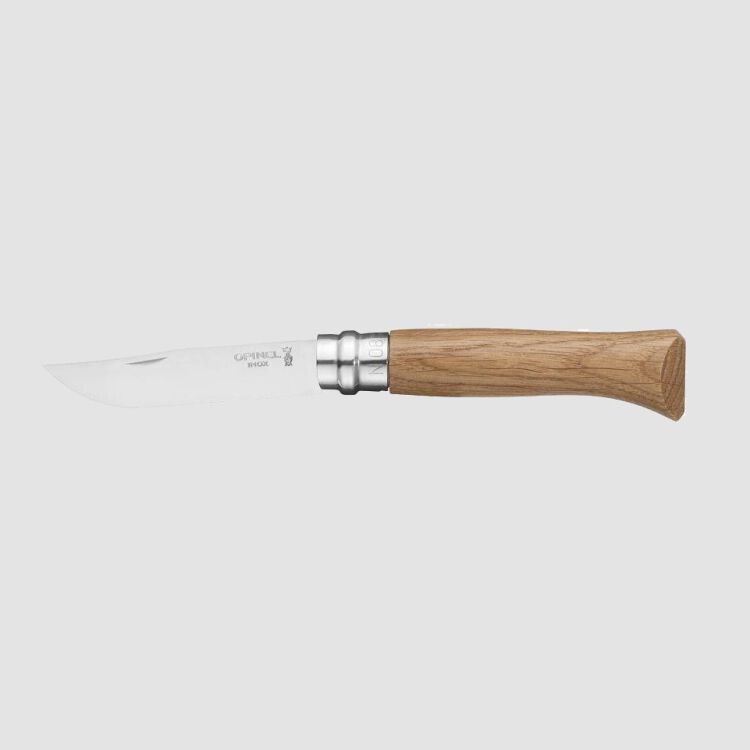 Messer No. 8 Eichenholz - rostfrei