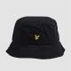 Cotton Twill Bucket Hat - true black