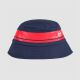 Greater Bucket Hat - navy blau/rot