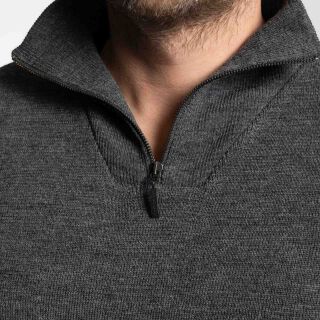 Guisseny 1/4 Zip Pullover - grey