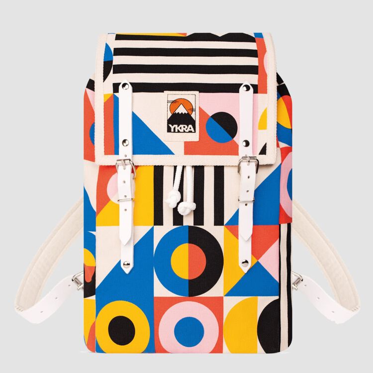 Matra Mini LS Backpack - beige/orange/blue