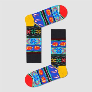 Happy Holiday Socken 4er Pack Geschenkbox - rot - 41-46