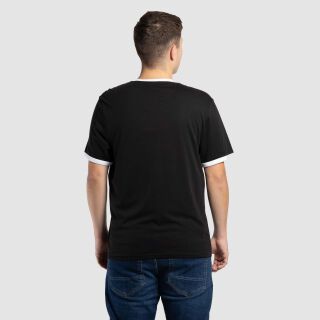 Groves Ringer T-Shirt - schwarz/weiß