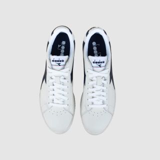 Game l Low Waxed - white/navy blue