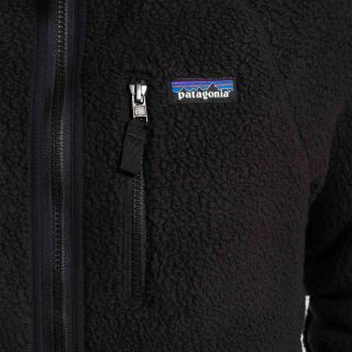 Retro Pile Jacket - black