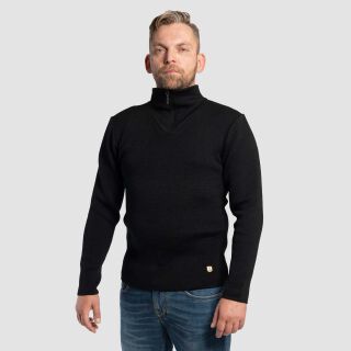 Guisseny 1/4 Zip Pullover - black