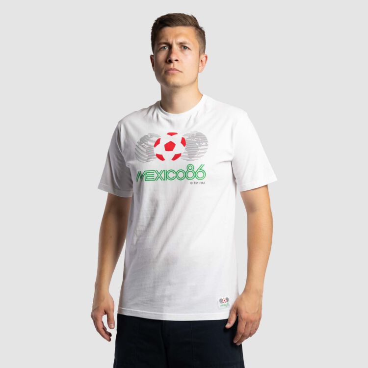 Mexiko 1986 World Cup Emblem T-Shirt - white