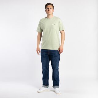 Pocket T-Shirt - hellgrün