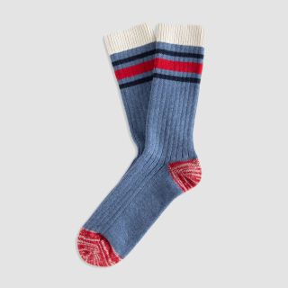 Nautical Turn Montauk Socks - blue/red - 39-45