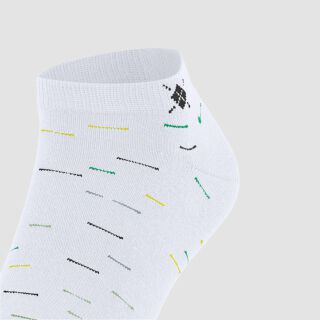 Multi Stripe Sneaker Socken - wei&szlig; - 41-46