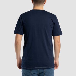 Venire T-Shirt - navy blau/weiß