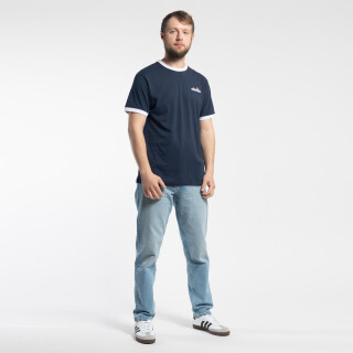 Meduno Ringer T-Shirt - navy blau - 2XL