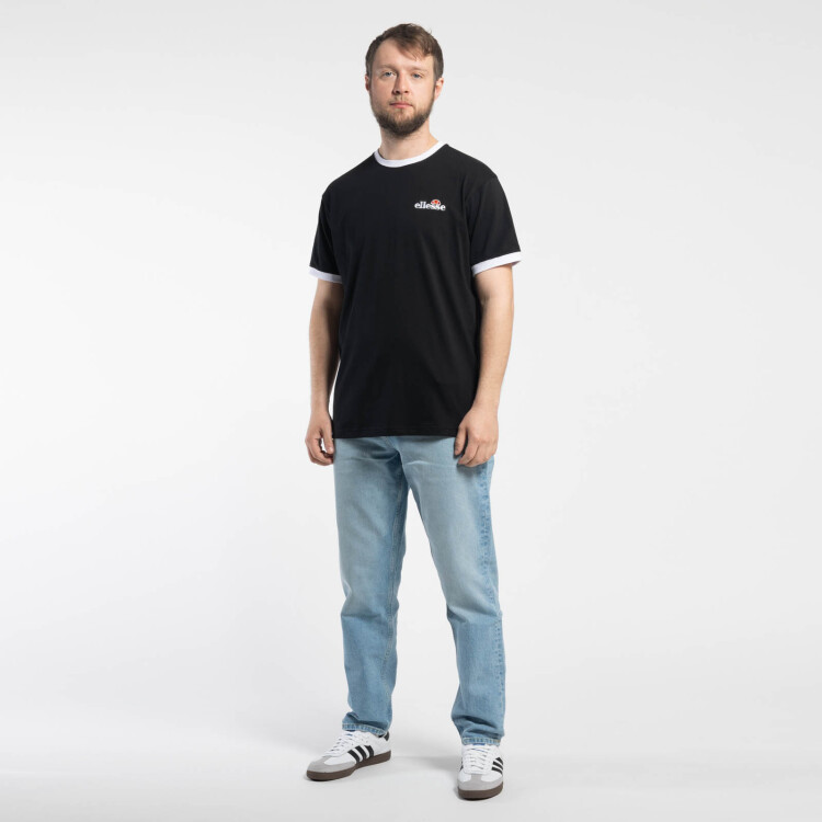 Meduno Ringer T-Shirt - schwarz