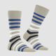 Blackpool Socken - beige/blau/wei&szlig; - 40-46
