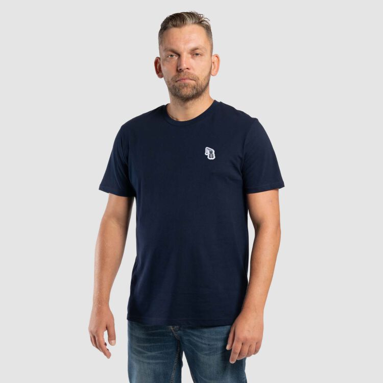 Hafenkran T-Shirt - navy blau