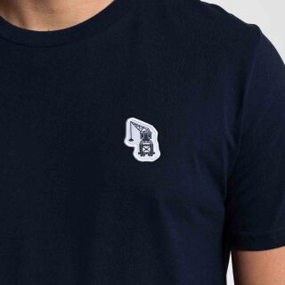 Hafenkran T-Shirt - navy blau