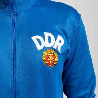 DDR 1970´s Retro Track Top - blau