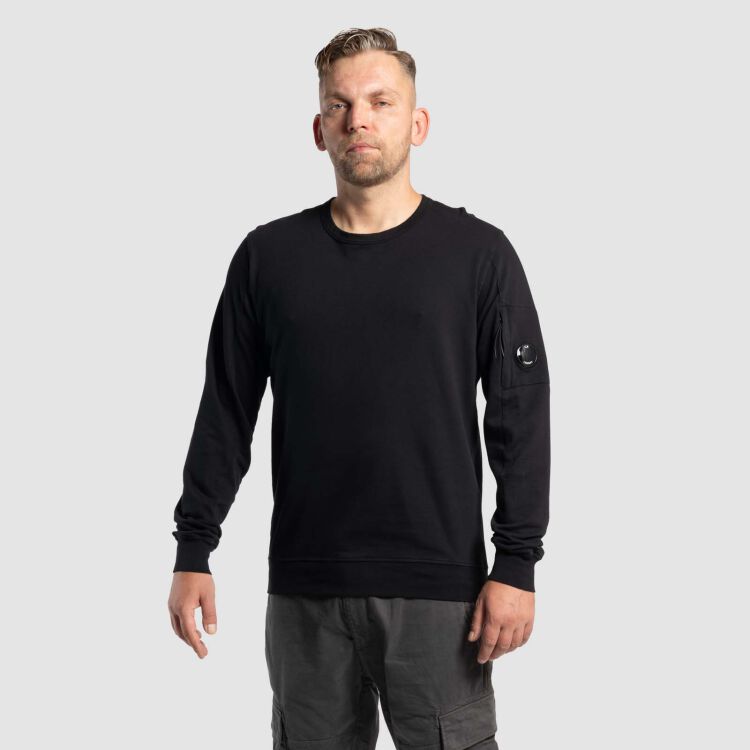 Light Fleece Lens Sweatshirt - schwarz