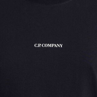 30/1 Central Logo T-Shirt - navy blau