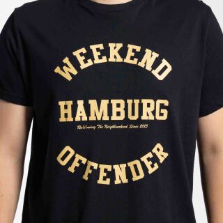 City Series I Hamburg 15-20 T-Shirt - schwarz/gold